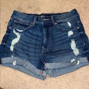 Express denim shorts